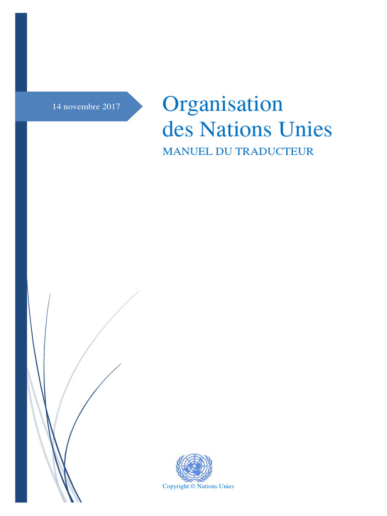 Manuel Du Traducteur de L'organisation Des Nations Unies | PDF ...
