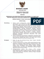 Perbup Nomor 93 Tahun 2023 TTG Perubahan Perbup Nomor 118 Tahun 2022 Tentang Kebijakan Akuntansi Pemerintah Kab. Siak