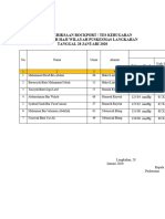 Hasil Tes Kebugaran Dan Rockport Jemaah Haji 2020