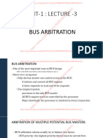 Lecture 3 - Bus Arbitration