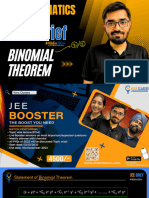 Binomial Theorem by NV Sir - JEE Brief