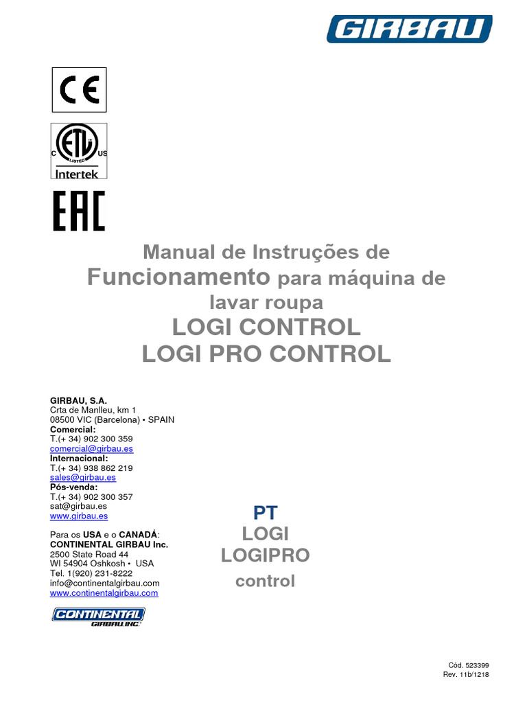 Manual de Instrução de Funcionamento HS - RMG - RMS | Download grátis ...