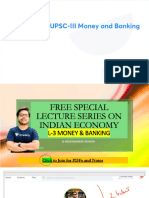 Economy For UPSCIII Money and Banking With Anno