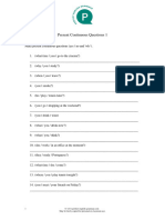 Present Continuous Form WH and Yes-No Questions 1