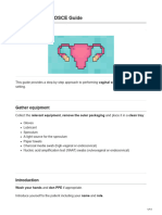 Vaginal Swabs - OSCE Guide