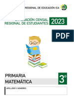 Tercero Matematica Primaria