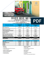 Iriz Price List (05 Aug)