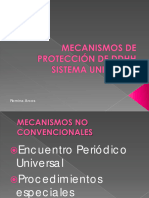 MECANISMOS DE PROTECCIÓN DE DDHH - Sistema Universal