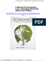 Solution Manual For Economics Principles For A Changing World 5th Edition Eric Chiang