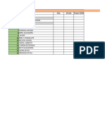 Rubrica de Evaluación Vida Saludable 5to Semestre