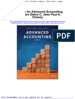 Test Bank For Advanced Accounting 7th Edition Debra C Jeter Paul K Chaney