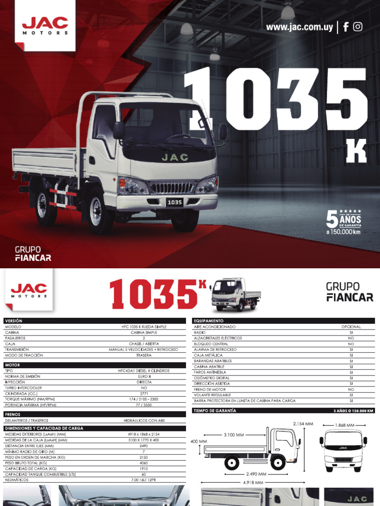 JAC 1035 K Series | PDF