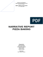 Narrative Report - Pizza Baking