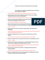 Geodesy Questions