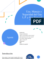 Uso, Manejo y Seguridad Del Gas L