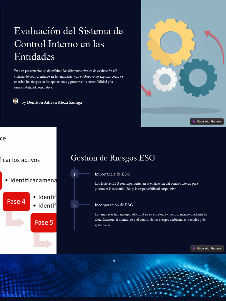 Evaluación de Control Interno y ESG | PDF | Gestión de riesgos | La ...