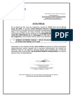 Acta Fiscal No Pasaron Pericia