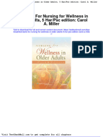 Test Bank For Nursing For Wellness in Older Adults 5 Har PSC Edition Carol A Miller