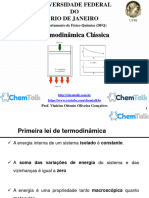 A Segunda Lei Da Termodinâmica, Entropia, A Terceira Lei Da Termodinâmica e Ciclo de Carnot - Termodinâmica Clássica (P)