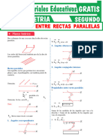 Propiedades Entre Rectas Paralelas para Segundo Grado de Secundaria