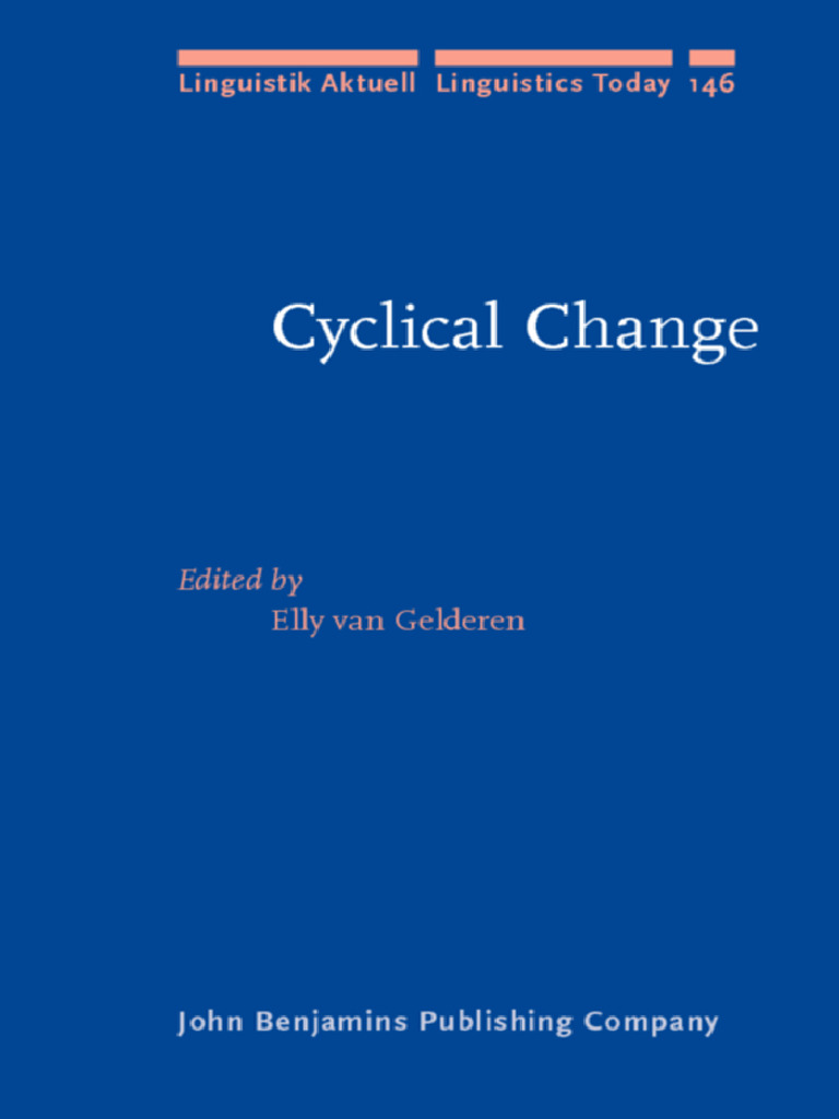 Gelderen - 2009 - Cyclical Change | PDF | Preposition And Postposition ...