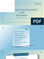 Performance Management and Rewards