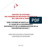 Modele de Sante Futur Rapport de Synthese 1