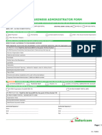 M PESA Business Administator Form