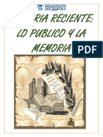 2 Modulo Ii Historia Reciente Lo Publico y La Memoria