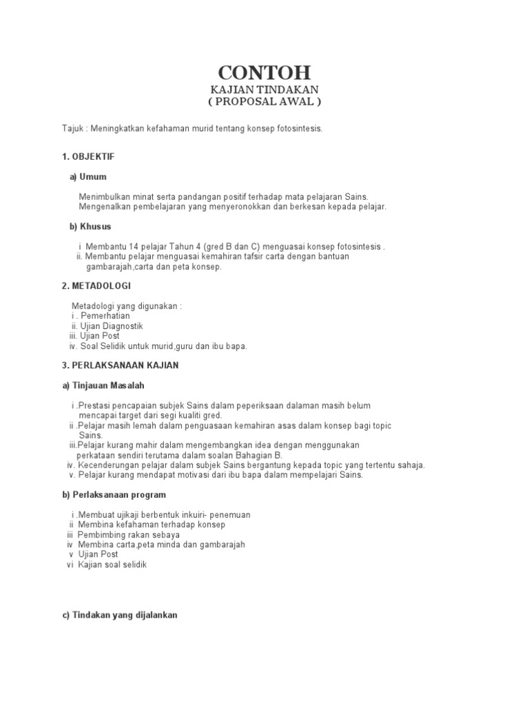 Sample Kajian Tindakan Pdf Puisi Data