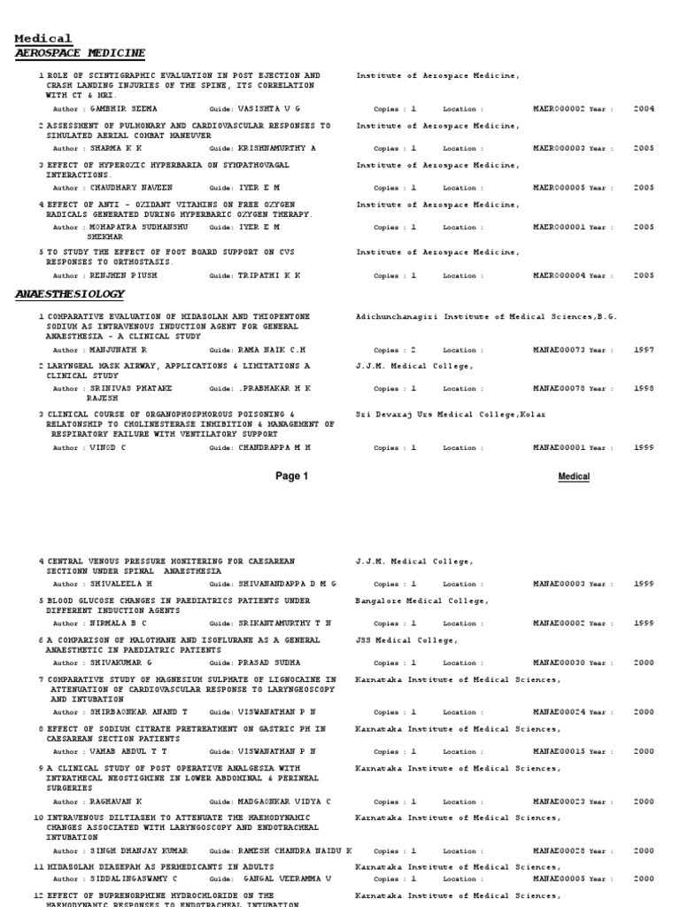 New research in anesthesia picture
