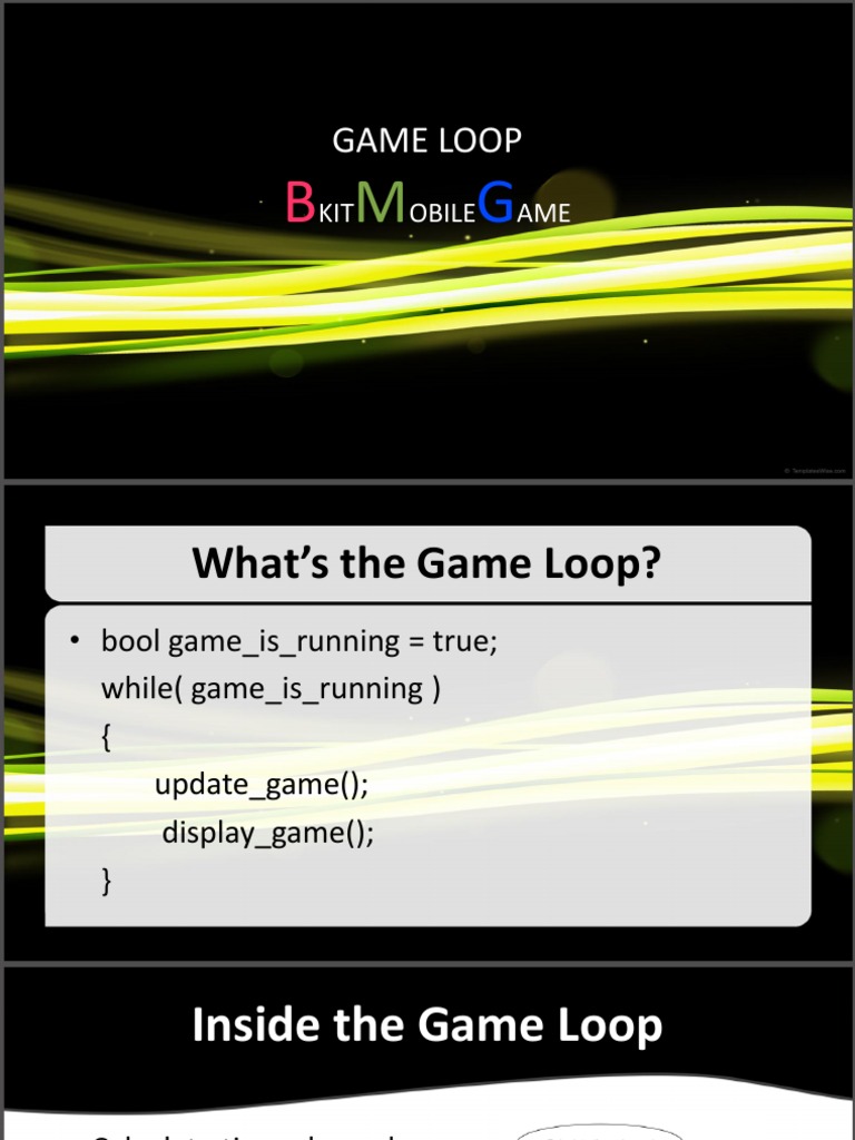 Understanding Game Loop Mechanics | PDF