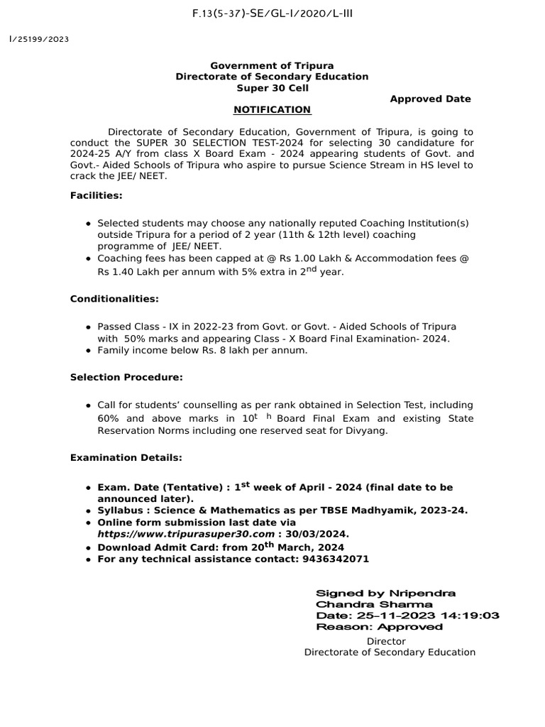 notification-selection-test-2024-pdf-vocational-education