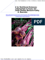 Test Bank For Nutritional Sciences From Fundamentals To Food 3rd Edition Michelle Shelley Mcguire Kathy A Beerman
