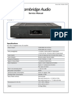 Cambridge Audio Azur 851a Service Manual