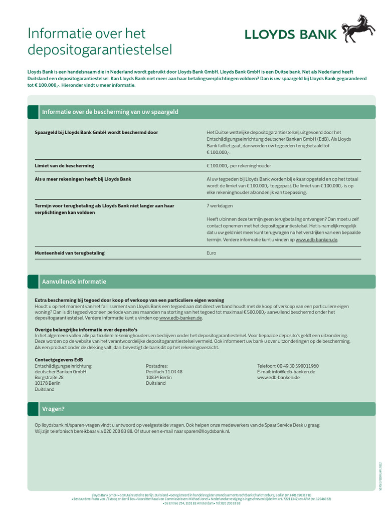 Informatie Depositogarantiestelsel PDF