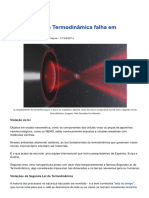 Segunda Lei Da Termodinâmica Falha em Nanoescala