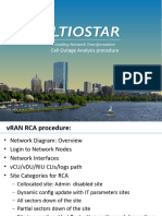 Cell-Outage-Analysis (RCA) - Procedure - vRAN