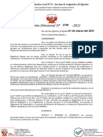Resolucion Directorial N°2799-2021