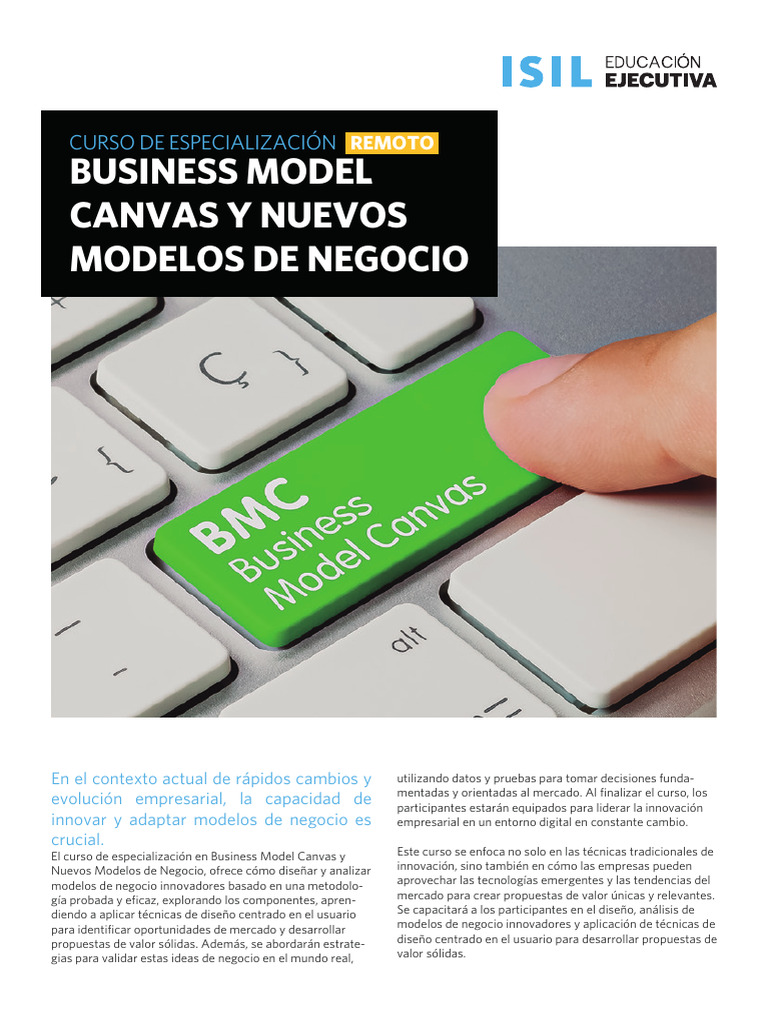 CC Business Model Canvas y Nuevos Modelos de Negocio | PDF | Innovación ...