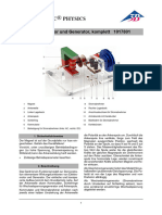 3B Scientific® Physics: Elektromotor Und Generator, Komplett 1017801