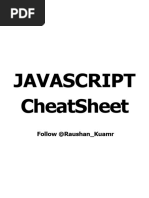 JavaScript Cheatsheet