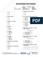 2°. 1st Term Final Exam - Study Guide