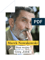 Marek Nowakowski Stan Wojny Górą Edek