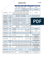 Horario de Tutoría Primavera 2023