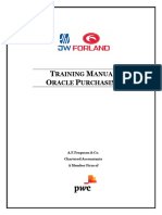 Foton Training Manual - Oracle Purchasing