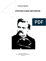 Rimbot, Thomas - L'Interprétation Chez Nietzsche (2018)