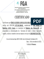 Certificado Registro