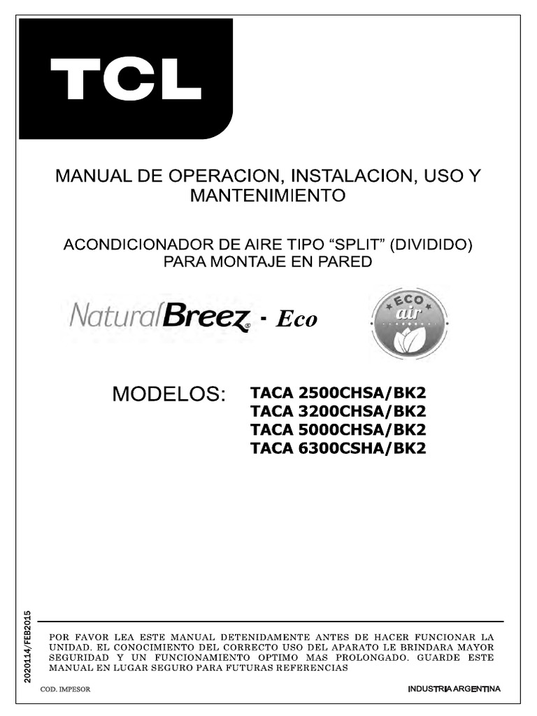 Manual Usuario TCL NB Bk2 Prev | PDF