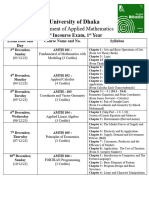 1st Year Incourse Exam Applied Mathematics